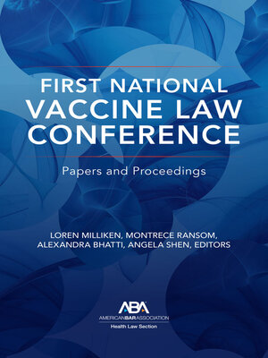 cover image of First National Vaccine Law Conference